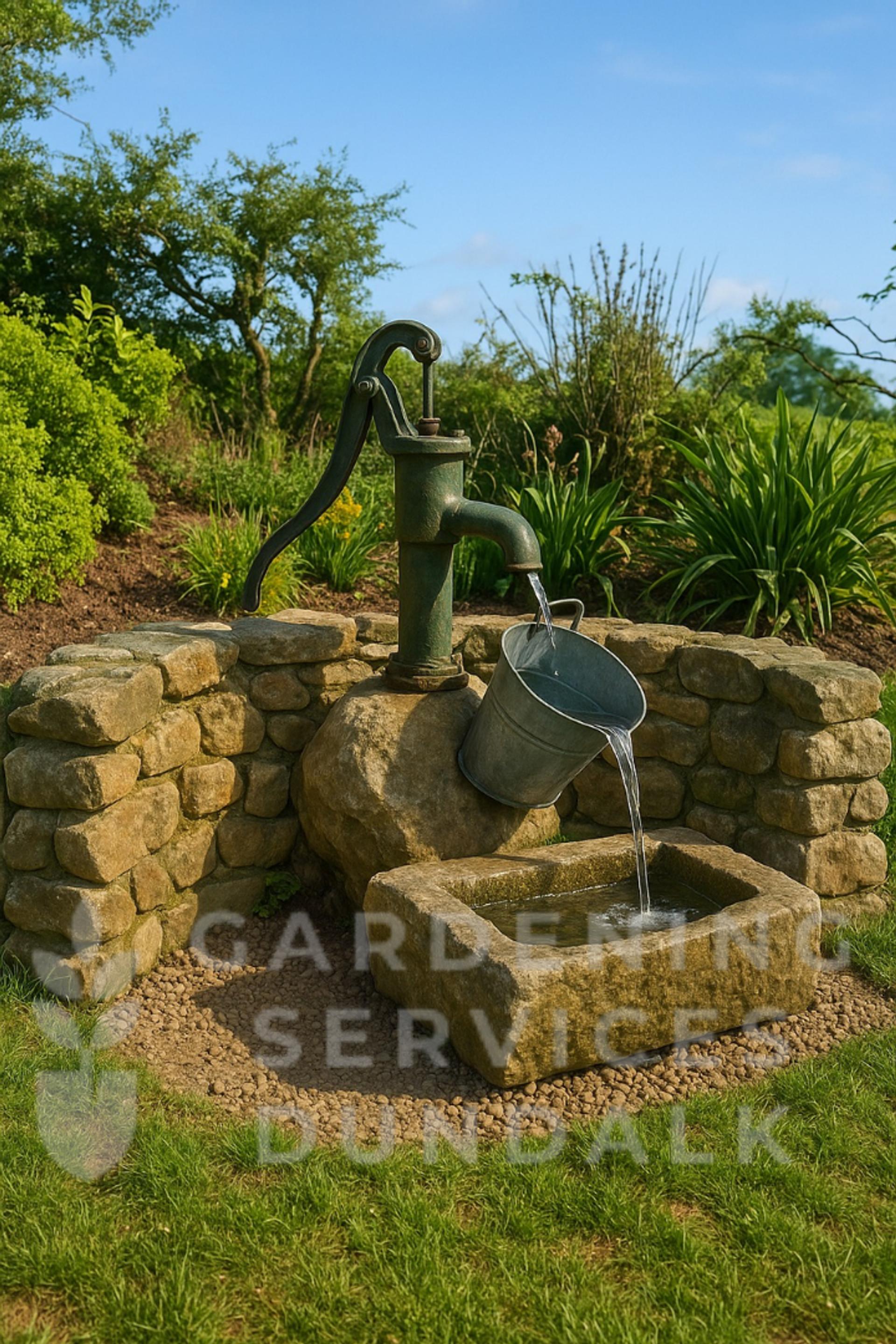 Completed premium landscaping project in Dundalk
