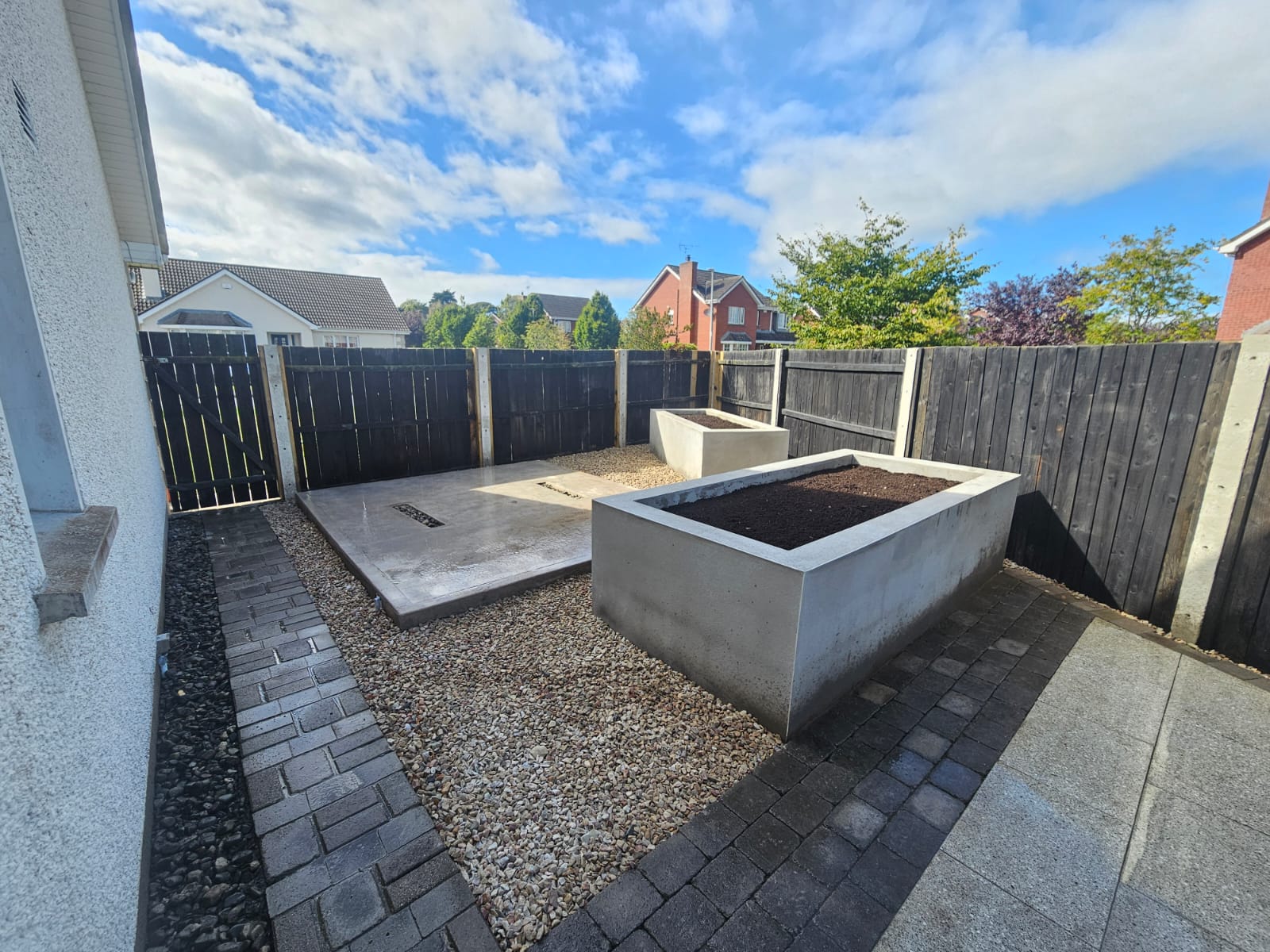 Restored modern garden