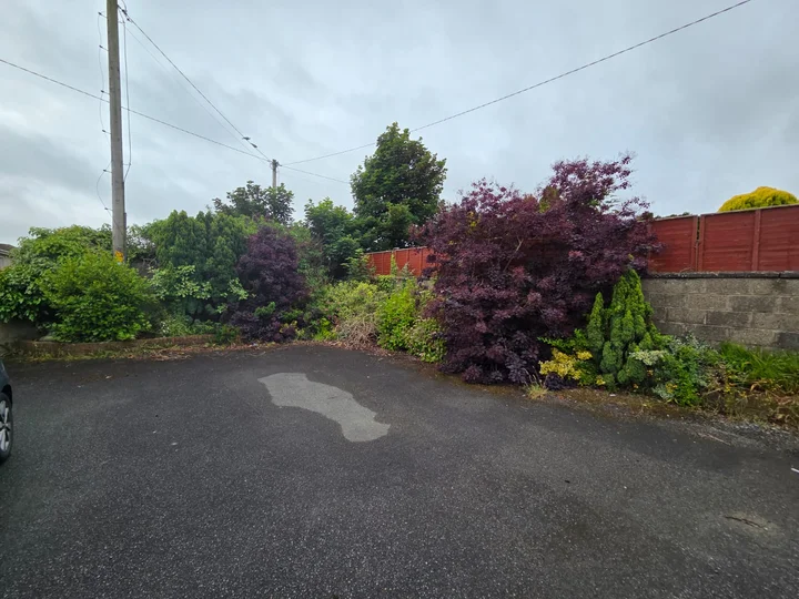 Before: Driveway entrance clearance