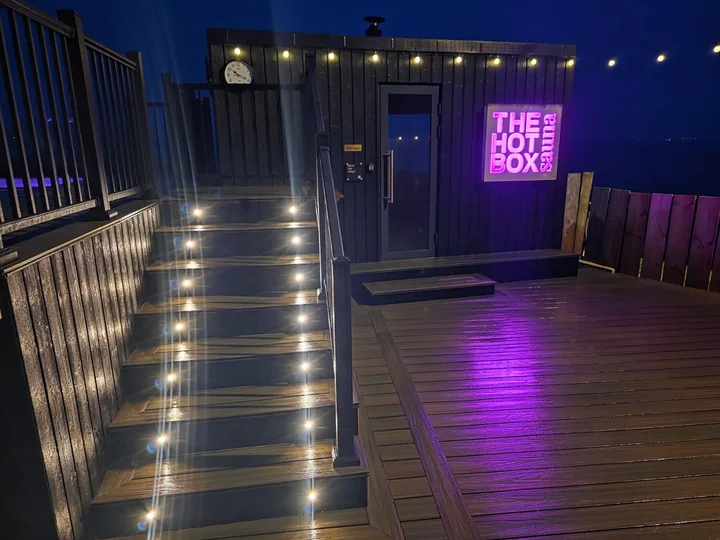 Another view of Carlingford Marina wellness deck